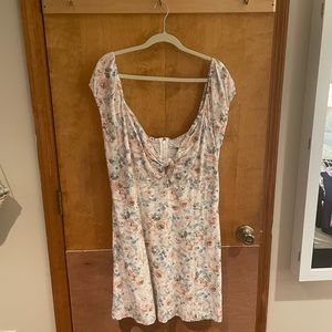 Abercrombie & Fitch floral linen dress